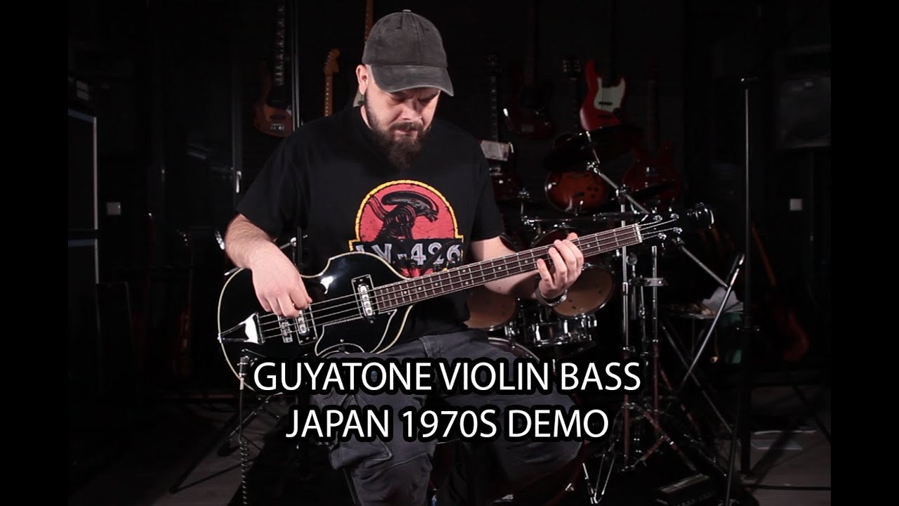 Guyatone Violin Bass Japan 1970's - YouTube