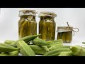 Բամիա - թթու 💯💯💯 Маринованная Бамия💯👌👌How to Pickle Okra