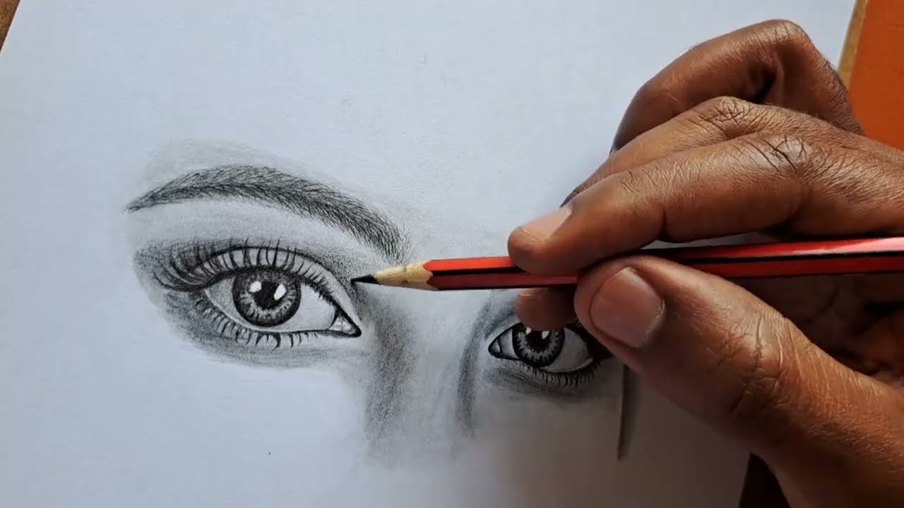 Draw Realistic Eyes with Pencil | Eyelashes, Shading & More | Not Narrated