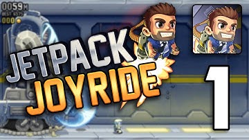 Jetpack Joyride Gameplay - PART 1 - S.A.M I AM (iOS, Android)