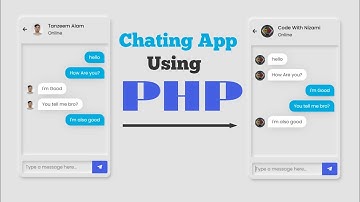 Chating App Using Javascript & PHP with source Code | CodeWithNizami.