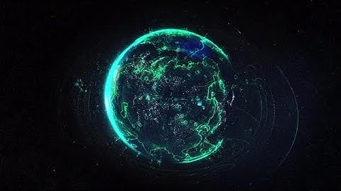 Globe With Connected Dots Stock Motion Graphics