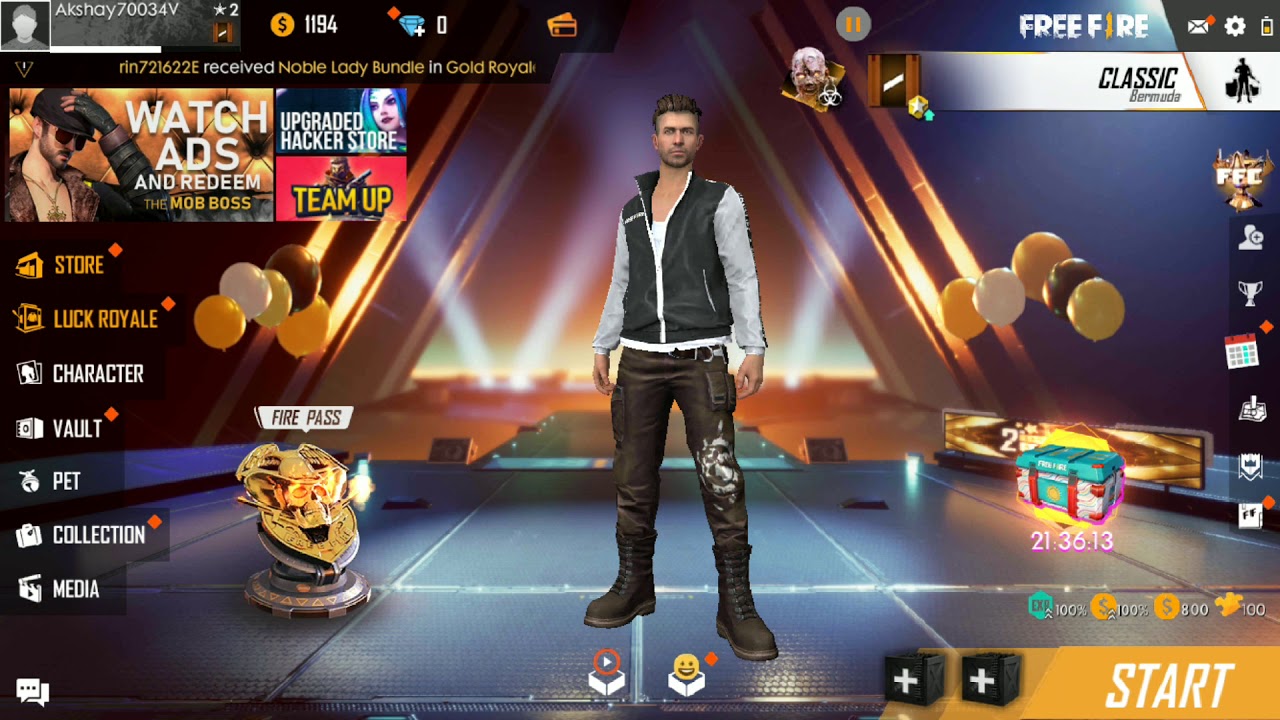 first time playing free fire youtube free first time