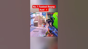 No.1 Fastest Reyna Ace! 💀 Prelude Vandal Power!#valorantcommunity #valoranthighlights #valorantclips