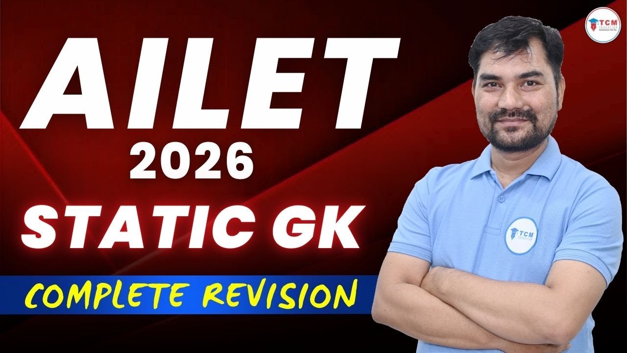 AILET 2026 Static GK Complete Revision | Most Important GK for AILET ...