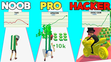 Gameplay Walkthrough 9 | NOOB vs PRO vs HACKER in INVESTMENT RUN GAME