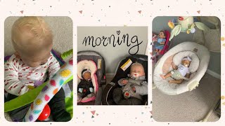 Reborn morning routine | baby and toddler | two under two