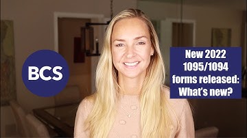 2022 1095 & 1094 Forms released by IRS: What