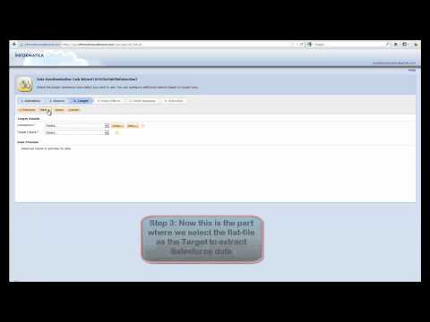 Informatica Cloud Data Loader for Salesforce