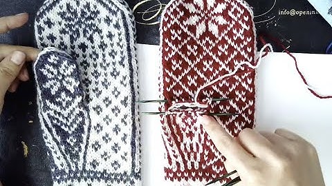 How to pick up stitches from the Afterthought Thumb