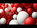 フリー背景素材4:30赤白の丸動画
