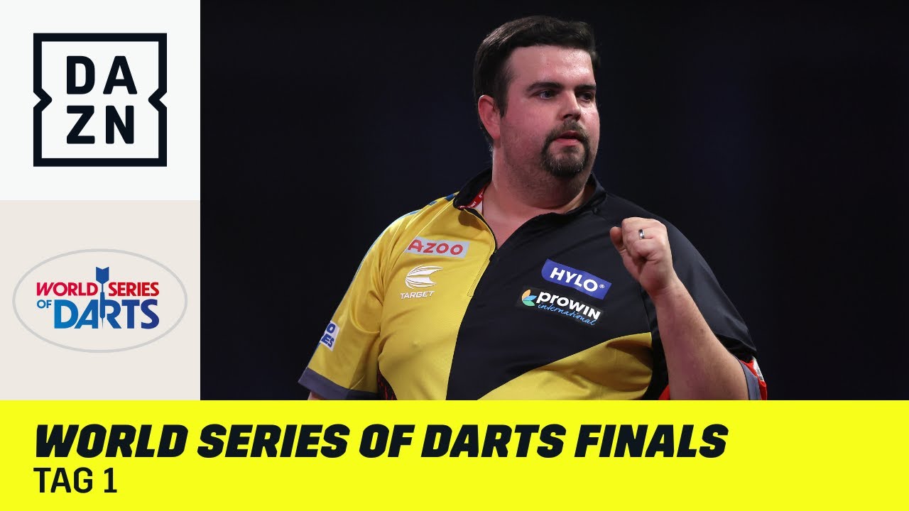 Drei Deutsche am ersten Tag World Series of Darts Finals Tag 1 German Darts Open DAZN