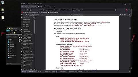 3. OSDev EFI based Bootloader - Text