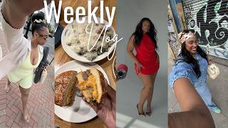 VLOG: A Day as an NYC Curve Model, Hair, Makeup &amp; Workout!