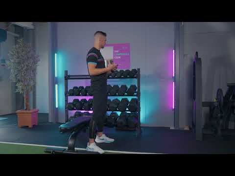 Dumbbell Box Squat
