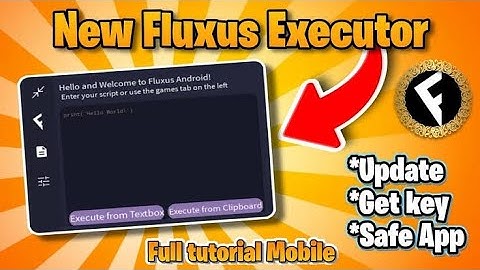 FLUXUS EXECUTOR TUTORIAL & GET KEY BYPASS [ NAJZ GAMING ]