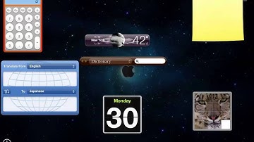 How to get Widgets on Your Desktop-Mac