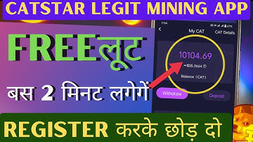 Cat Star Mining app | Best Mining appToday I Don