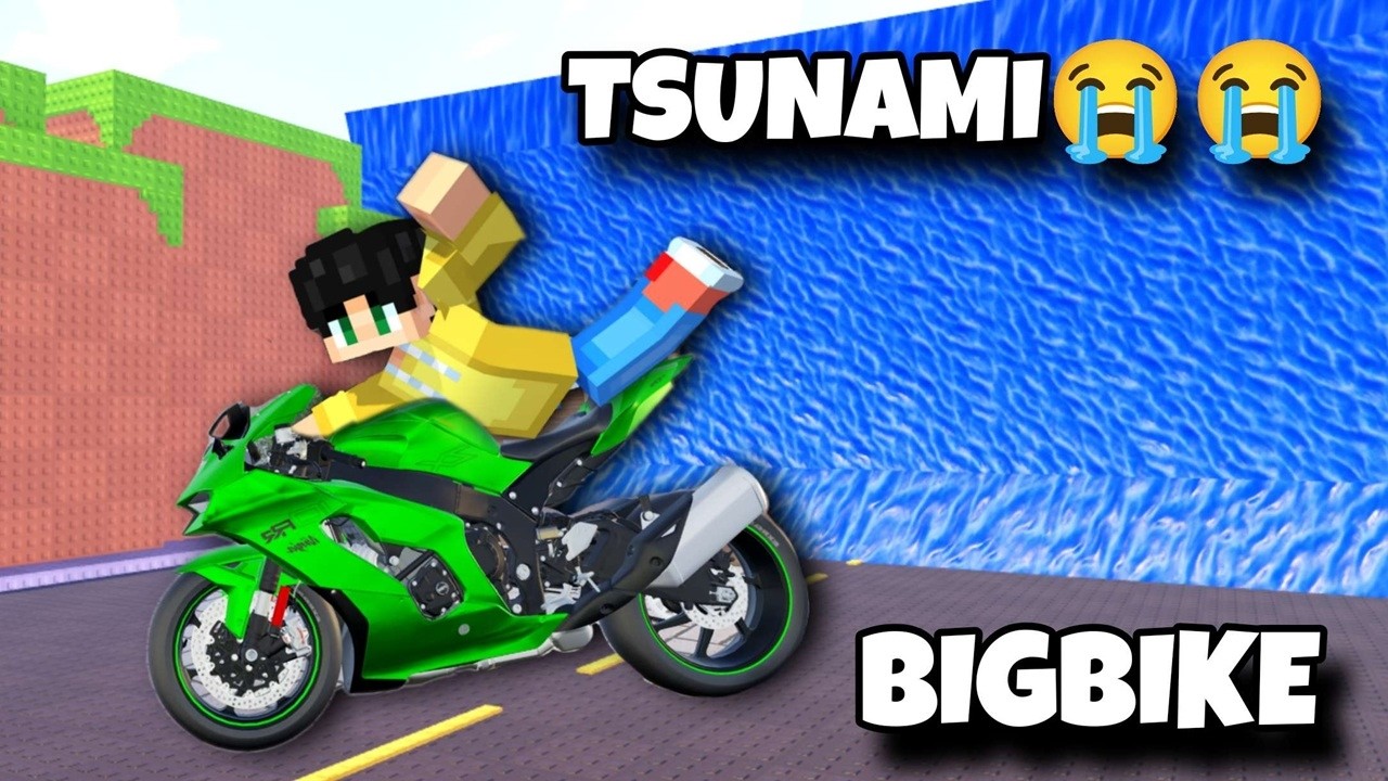 +1 MOTORCYLE SPEED to ESCAPE Roblox Tsunami