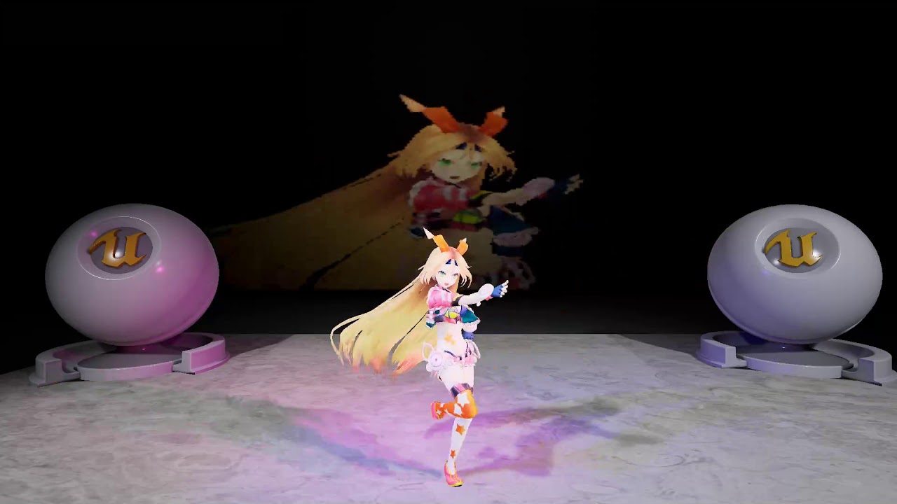 unity-chan! Candy Rock Star [UE4 移植5日目] - YouTube
