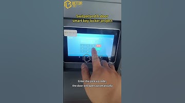 Smart key locker, smart key management locker operation process #electronickeylocker   #keylocker