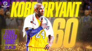 Kobe Bryant 60 POINTS ON HIS FINAL CAREER GAME! ● vs Jazz ● 13.04.16 ● 1080P 60 FPS