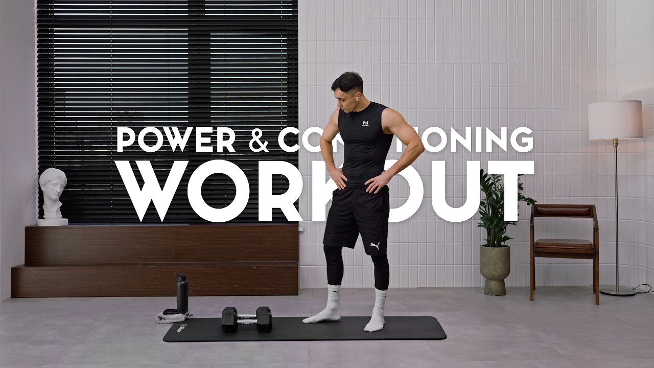 30 MIN POWER & CONDITIONING FULL BODY WORKOUT 🔥 | With Weights