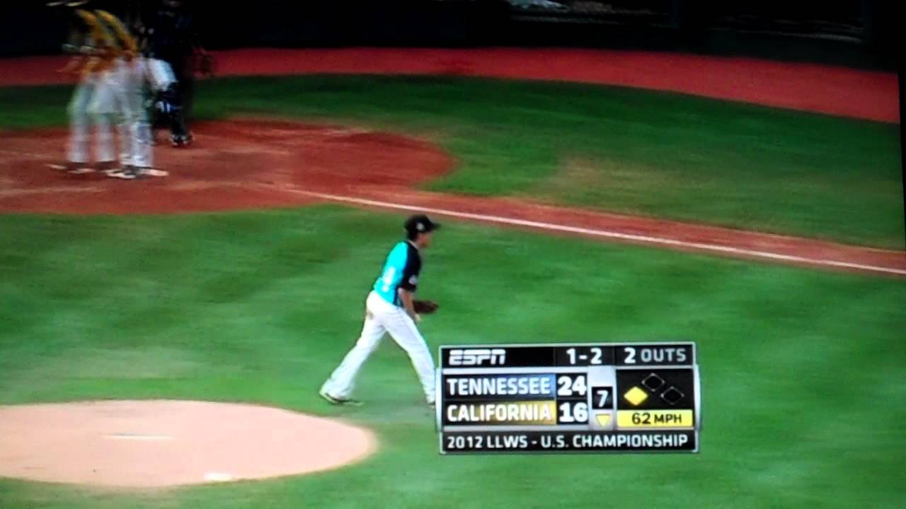 LLWS 2012 Clips Tennessee vs California (Part 28) Tennessee wins it