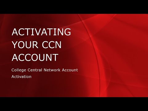 CCN Activate Account