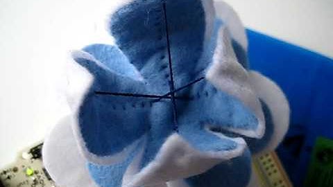 Arduino opening flower with muscle wire