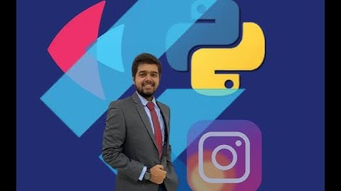 Flutter Python App | Instagram Profile Picture