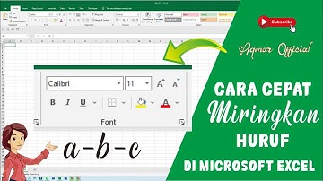 Cara Membuat Text Miring di Microsoft Excel I Tutorial Pemula