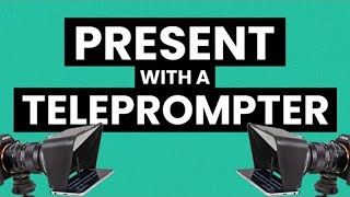 How to naturally present a YouTube video script using a teleprompter