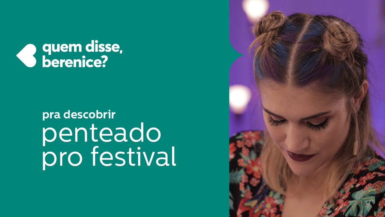 penteado pra festival - YouTube