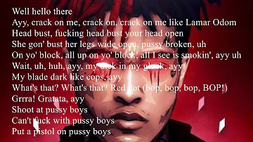 XXXTentacion - CAME2KILL Lyrics Ft Kid Trunks and Craig Xen