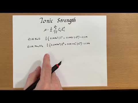 Ionic strength