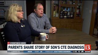 Parents share story of son's CTE diagnosis