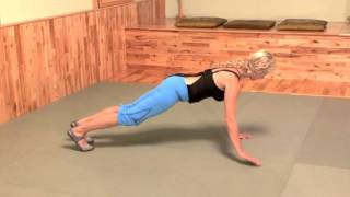 37 alternating hand step push ups