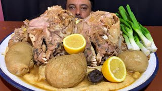 أكل الباجة العراقيه راسين خروف من اطيب الاكلات عراقيه