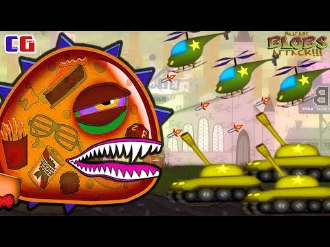 Видео: ОХОТА на ГИГАНТСКОГО СЛИЗНЯКА МУТАНТА! Приключение инопланетной слизи в Игре Mutant Blobs Attack