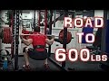 ROAD TO 600lbs!! Squats - Cycle 5 Week 1