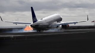 Hard Landing Causes Compressor Stall