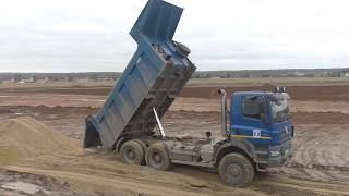 Tatra Phoenix 6x6 working in the mud part 1