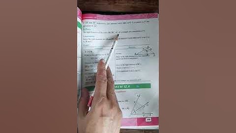 Class 9 Maths Unit 12 Theorem 12.3