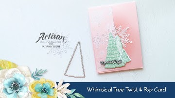 Whimsical Trees Twist & Pop Fun Fold Card