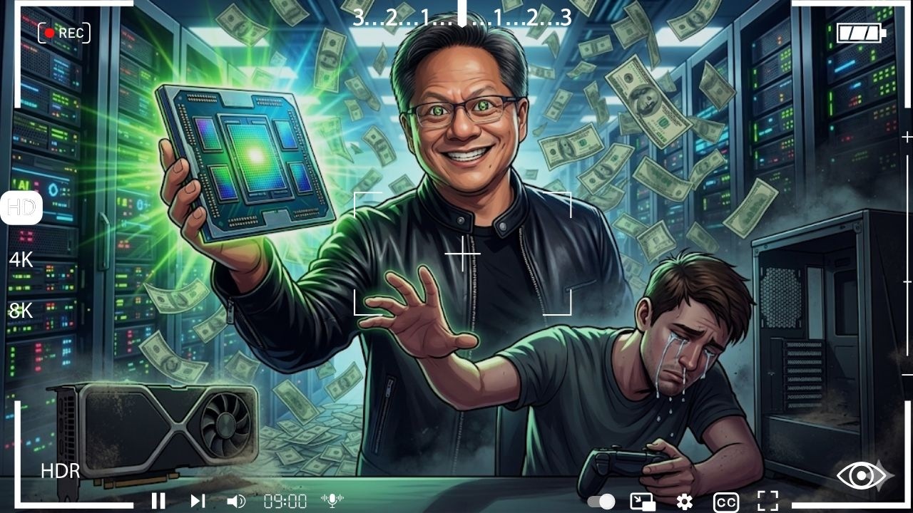 💸 CEO da NVIDIA Comemora Escassez Global De Memória Enquanto O Gamer Sofre!