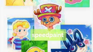 Random faces speedpaint #2