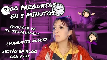 100 PREGUNTAS EN 5 MINUTOS *la juli queda impaktada* | ALBEREE