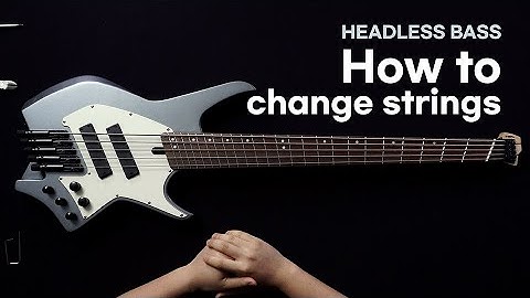 Changing Strings on a HILS Headless Bass | HNB3, HNB5