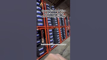Transform Your Warehouse with Our Tubeless Tire Rack: Secure, Space-Saving Storage Solution